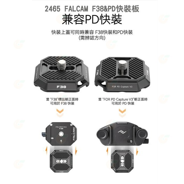 Ulanzi Falcam F38 快拆系統 2268 2269 2270 2465 快裝板套組 相容 ARCA PD-細節圖5