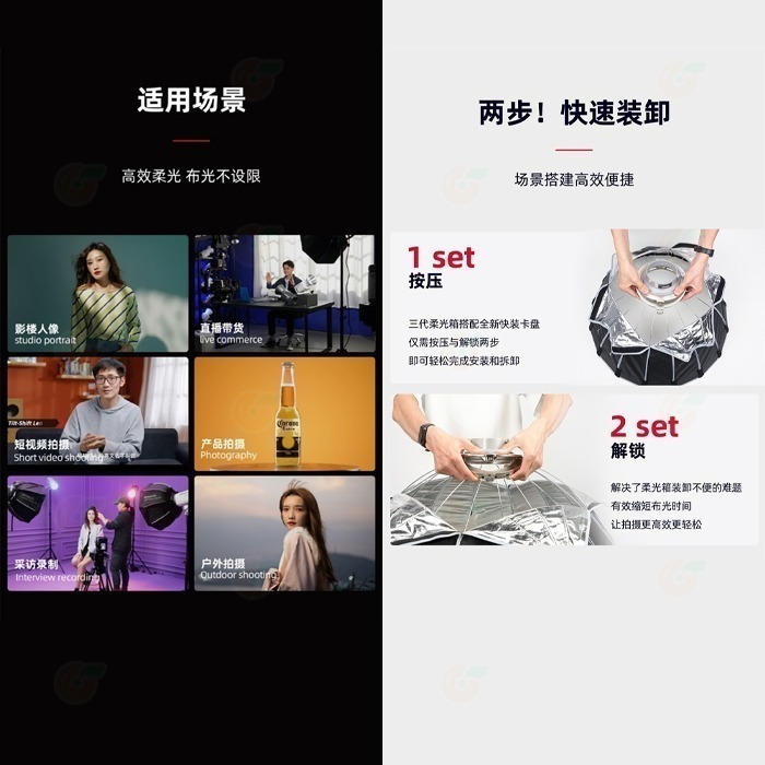 附網格 愛圖仕 Aputure Light Dome II III mini II III 拋物線柔光罩 公司貨 柔光箱-細節圖3