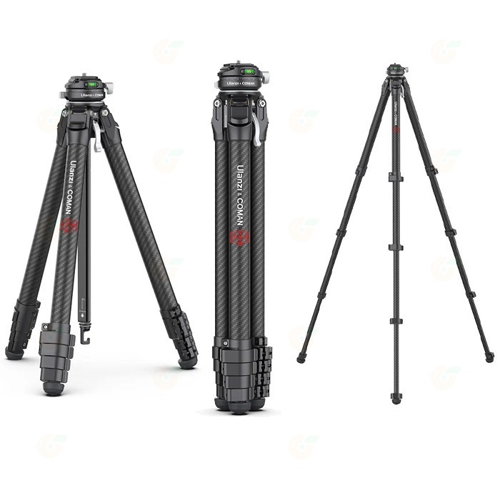 Ulanzi Coman F38 快拆碳纖維三腳架 公司貨 扳扣 升降中軸 Arca系統 攝影 錄影-細節圖2