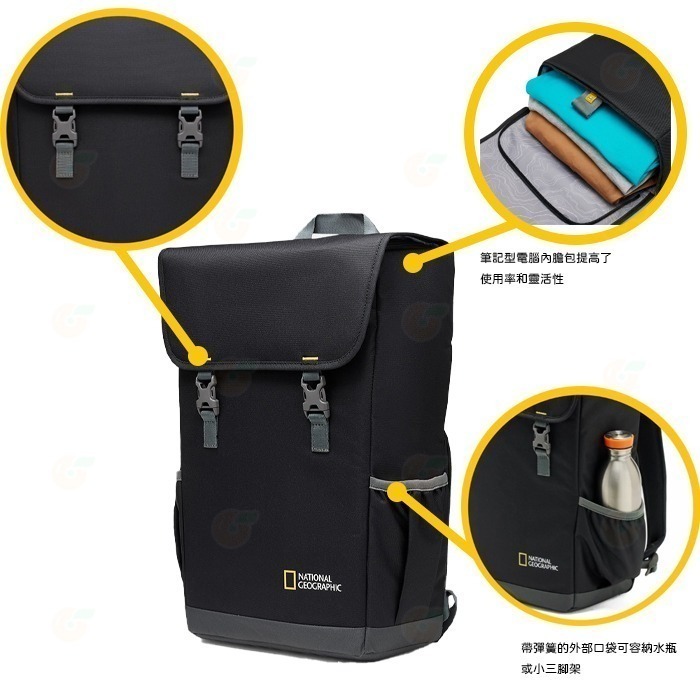 國家地理 National Geographic NG E1 E2 5168 雙肩後背相機包 攝影包 適用 單眼 鏡頭-細節圖5