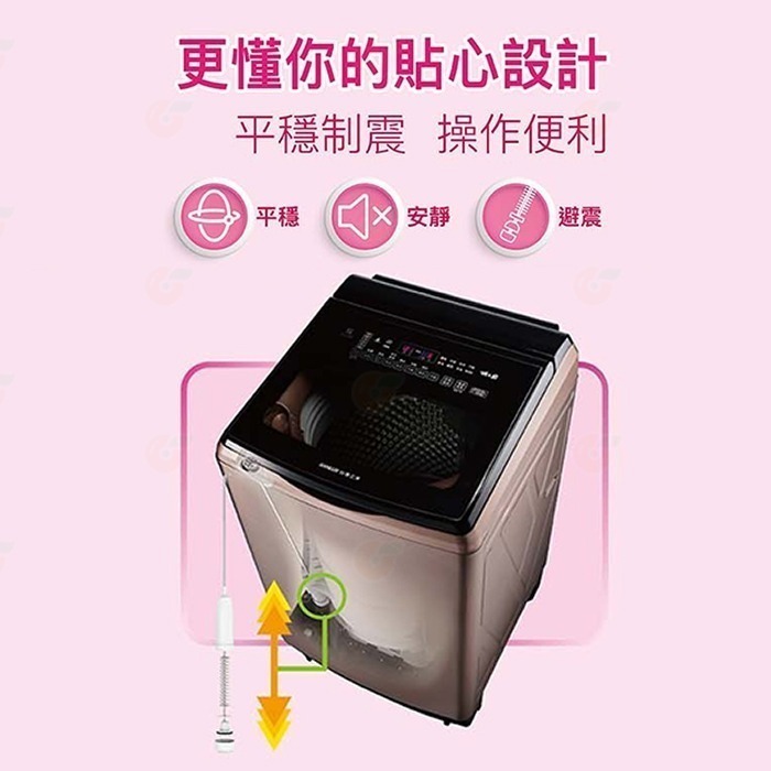 送好禮 含拆箱定位+舊機回收 台灣三洋 SANLUX SW-V15SA 單槽洗衣機 15kg 公司貨 變頻超音波 直立式-細節圖7