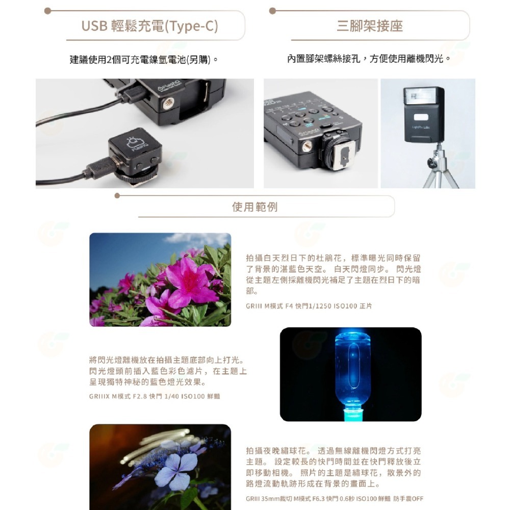 LightPix FlashQ Q20III 閃光燈 單點離機閃發射器 富堃公司貨 適用理光 GR3 富士-細節圖7