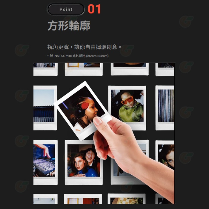富士 FUJIFILM instax SQUARE SQ40 拍立得相機 恆昶公司貨 立可拍 即可拍 復古時尚仿皮材質-細節圖4