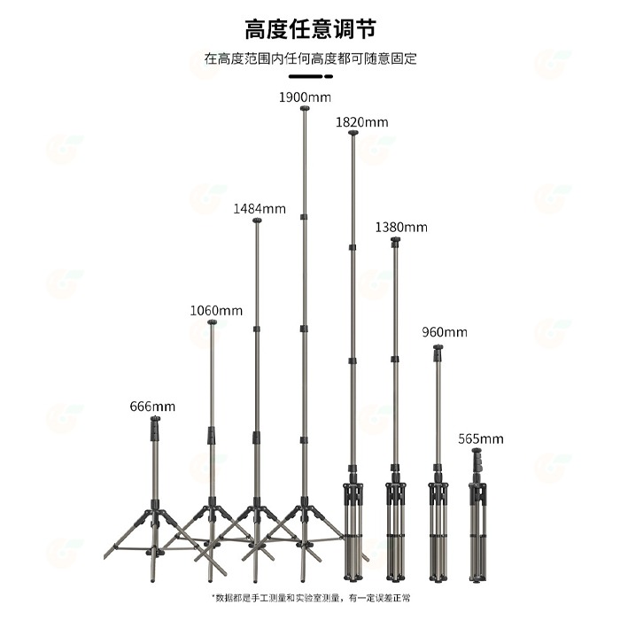 ⭐ Ulanzi 2447 MT-39 直播用輕型三腳架 公司貨 快收 防夾扳扣 支架 燈架 相機 補光燈 微單 適用-細節圖5