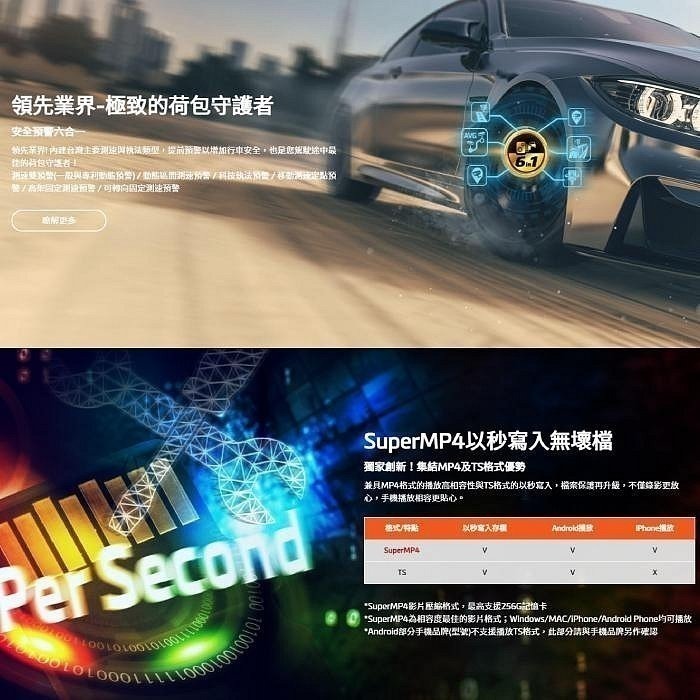 Mio MiVue C595W C595WDs 前後雙鏡頭 行車紀錄器 公司貨 Sony星光級 分離式 含螢幕 同步錄影-細節圖3