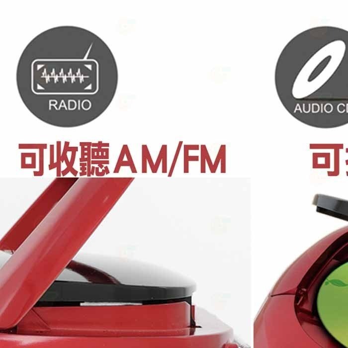 📻 CORAL CD9900 全功能手提音響 公司貨 立體聲 收聽廣播 AM FM 可播放卡帶 CD-細節圖5