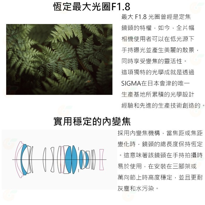 SIGMA 28-45mm F1.8 DG DN ART 大光圈標準鏡頭 恆伸公司貨 28-45 SONY E 用-細節圖3
