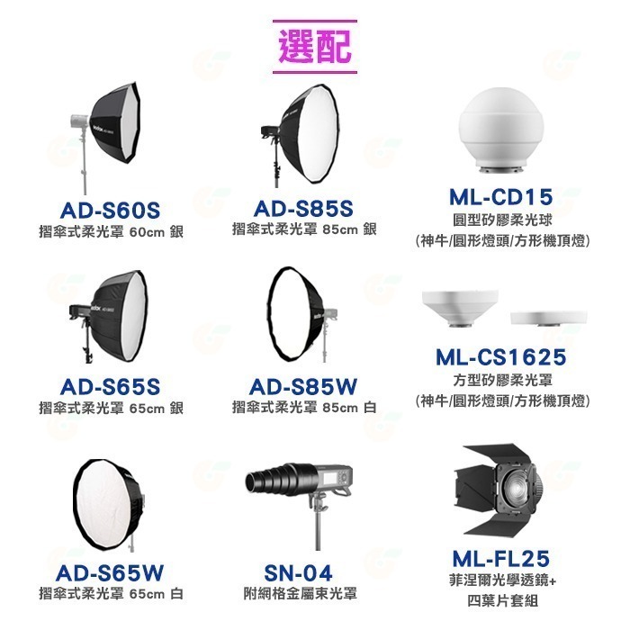 神牛 Godox ML60IIBI 雙色溫70W LED 持續燈 AK-B01 AK-B02 電池手把 公司貨 攝影燈-細節圖8