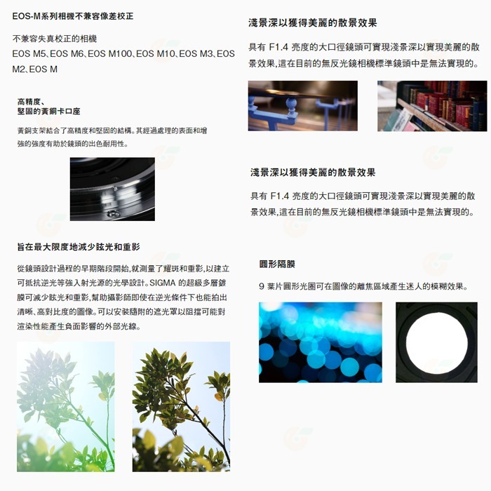 SIGMA 30mm F1.4 DC DN 定焦大光圈鏡頭 恆伸公司貨 適用 Canon Nikon SONY 富士-細節圖6