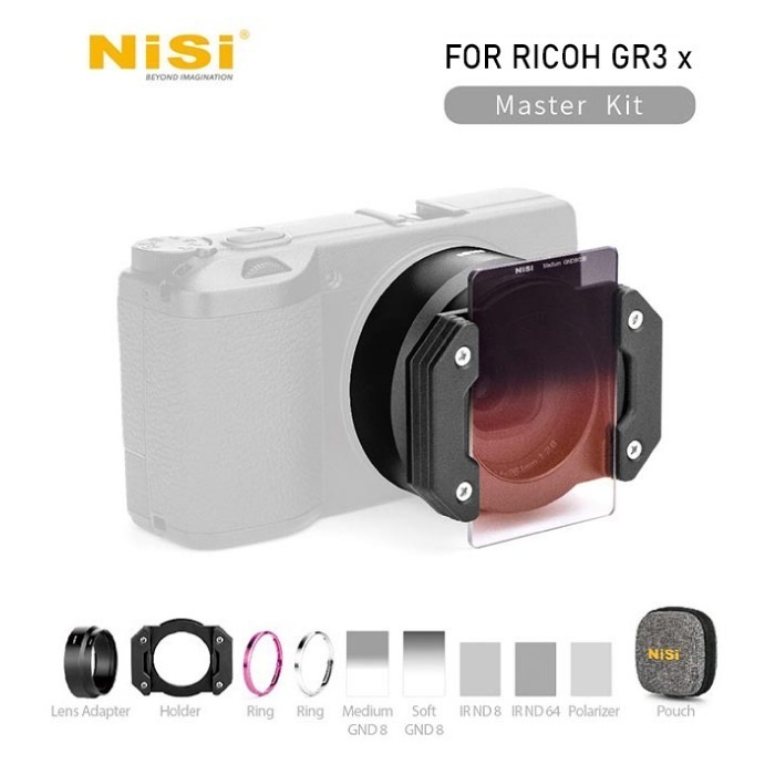 耐司 NISI 理光 RICOH GR3 GR3X 濾鏡支架套裝 GR III IIIx 含濾鏡包 漸變 減光 偏光鏡-細節圖3