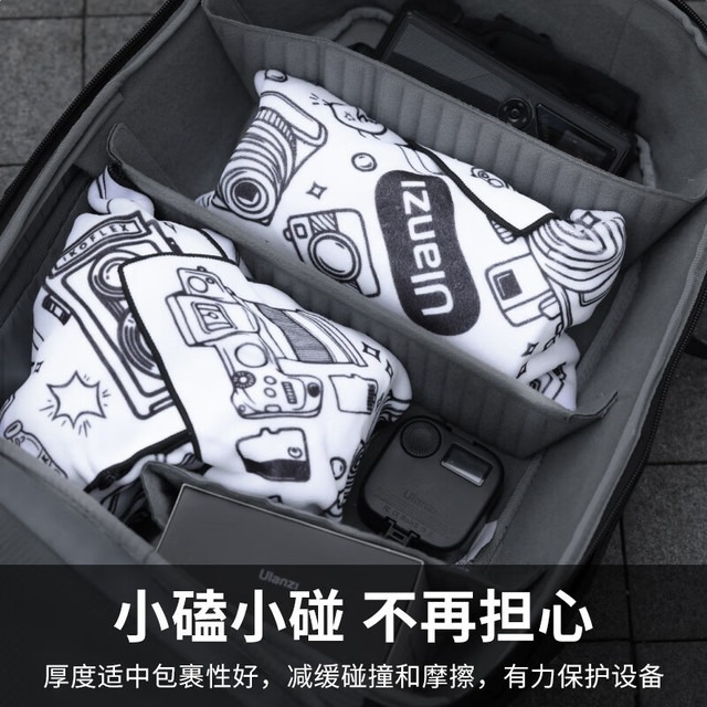 🔷 Ulanzi C025 C068 雙面印花黑白相機元素魔術布 相機包裹布 包布 適用 相機 鏡頭-細節圖6