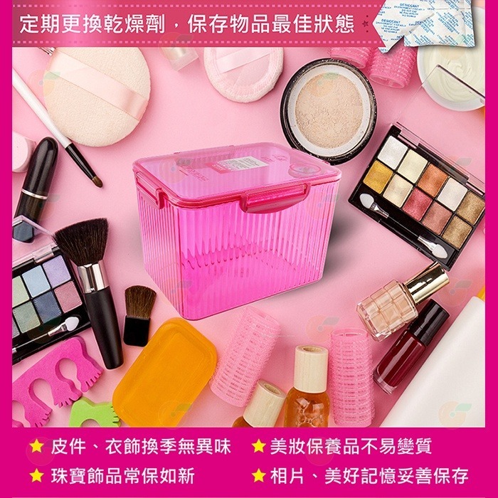 送7包乾燥劑 POKA F-580 免插電防潮箱 大 公司貨 內建指針型溼度計 台灣製 F580-細節圖4