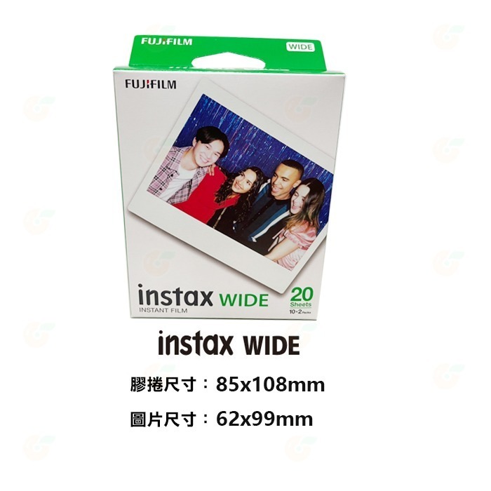 富士 FUJIFILM Instax WIDE 寬幅底片 寬版 拍立得適用 LINK WIDE Evo 300 400-細節圖2