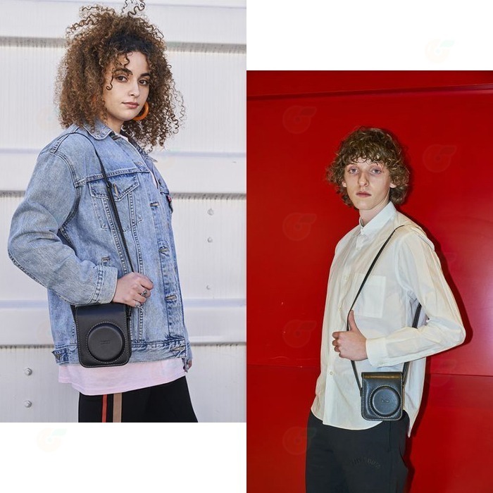 ⭐ 出清特價 富士 FUJIFILM instax mini 40 原廠 副廠 復古皮套 包包 mini40 拍立得用-細節圖4