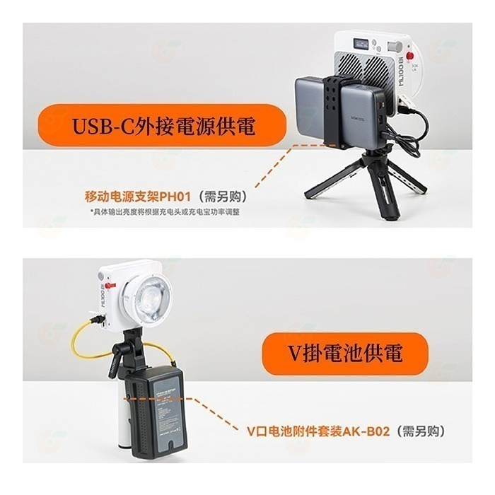 Godox ML100Bi 便攜式 LED攝影燈 雙色溫 100W 公司貨 COB 持續燈 補光燈 外出燈 神牛卡口-細節圖5