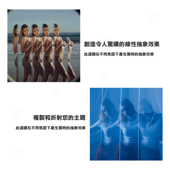 PRISM LENS FX Filter Linear 82mm 線性裂像濾鏡 特效濾鏡 上洛公司貨 攝影 電影 濾鏡-細節圖2