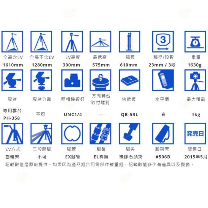 出清特價 Velbon Videomate 538 攝影家系列 錄影油壓雲台三腳架 公司貨 直播 攝影 單手把-細節圖7