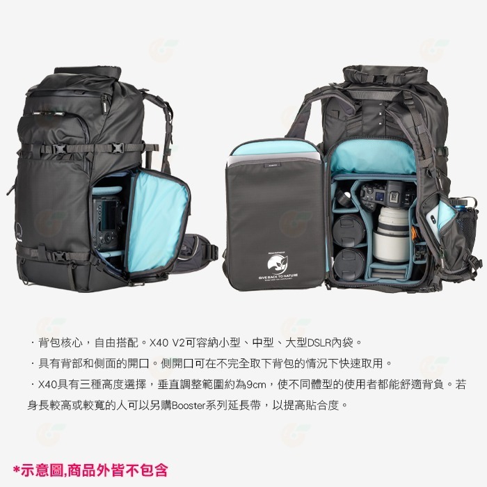 Shimoda 520-139 520-140 520-141 Action X50 v2 Kit 二代超級行動後背包-細節圖3