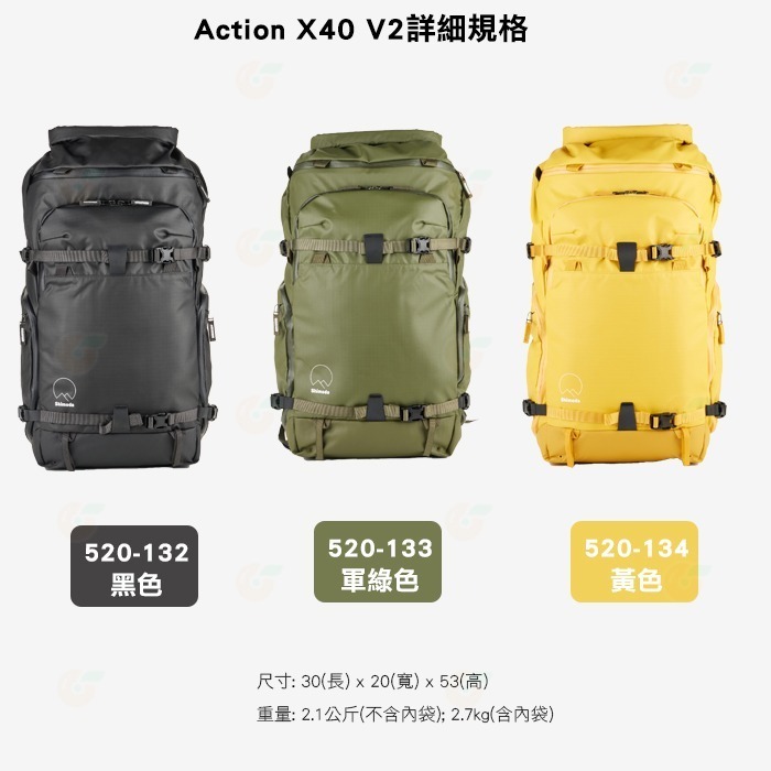 Shimoda 520-139 520-140 520-141 Action X50 v2 Kit 二代超級行動後背包-細節圖7