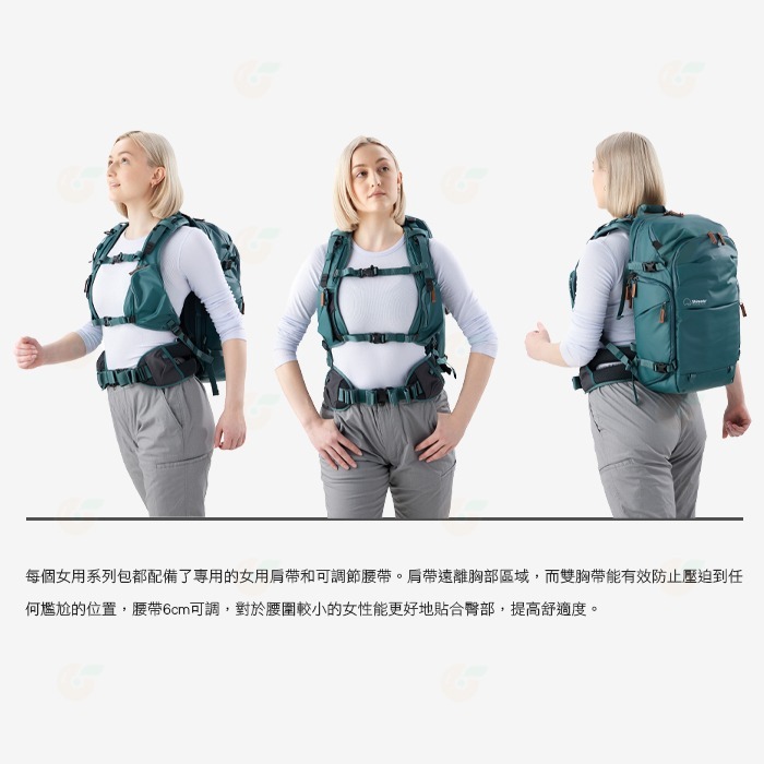 Shimoda 520-146 Explore v2 25 Starter Kit Teal 二代女生版探索背包套組-細節圖2