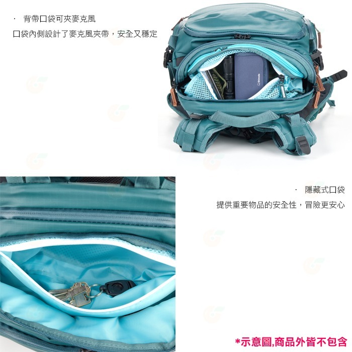 Shimoda 520-146 Explore v2 25 Starter Kit Teal 二代女生版探索背包套組-細節圖4