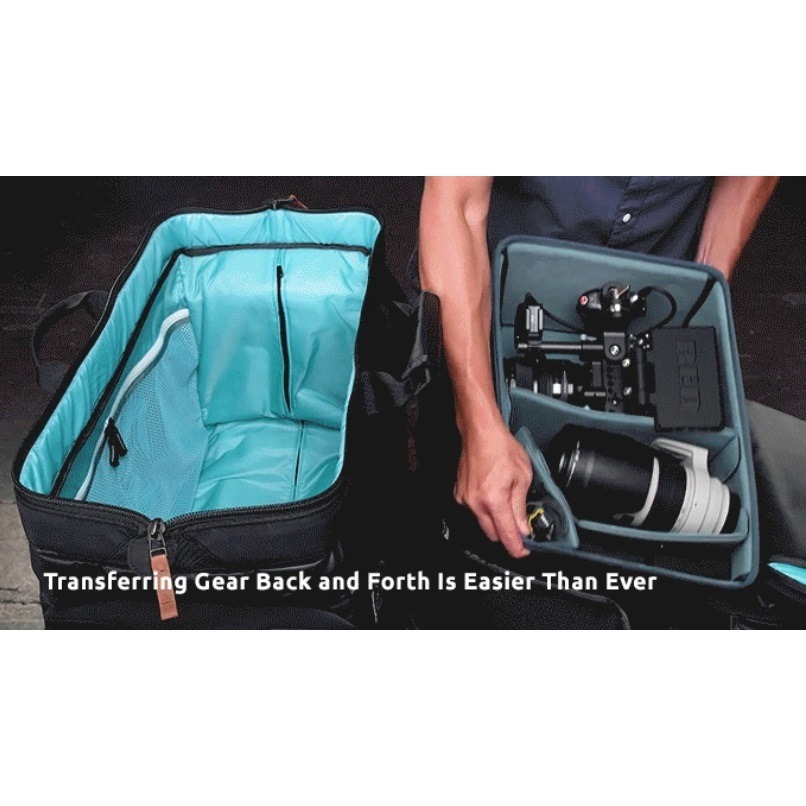 Shimoda DV Roller 黑 拉桿式 DV適用 背包 後背包 外拍 專業 相機包 (520-113)-細節圖7