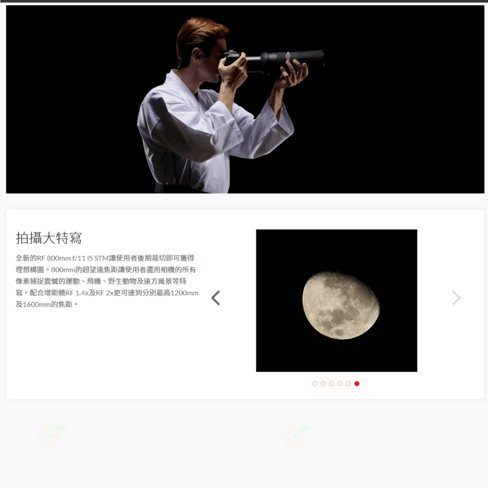 Canon RF 800mm f11 IS STM 超望遠定焦鏡頭 輕巧 台灣佳能公司貨-細節圖3