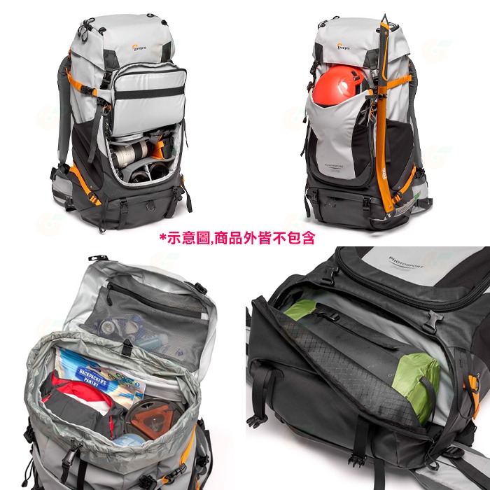 羅普 Lowepro PhotoSport PRO 55L AW III M-L 登山相機包 攝影後背包 環保材質-細節圖5