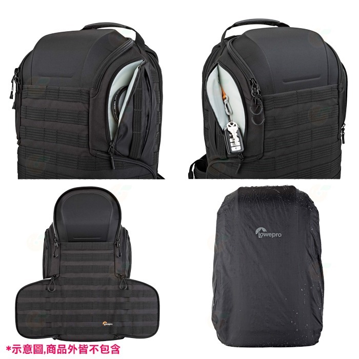 羅普 Lowepro L217R ProTactic BP 450 AW II GRL 環保材質專業旅行者雙肩後背相機包-細節圖6