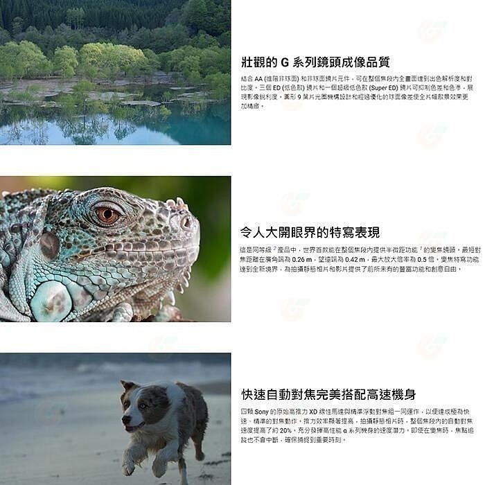 送註冊禮 SONY SEL70200G2 FE 70-200mm F4 Macro G OSS II 二代鏡頭公司貨-細節圖4