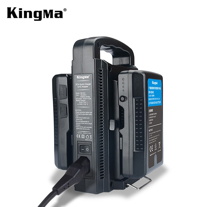 KingMa BP-2CH V掛雙充座 公司貨 BP-95WS BP-150WS BP-190WS 手持直立式 雙槽-細節圖6