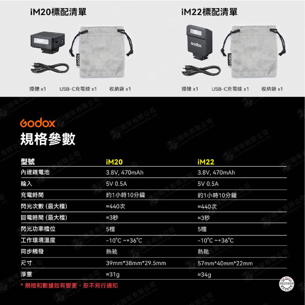 神牛 Godox iM30 iM22 iM20 單點閃光燈 手動機頂閃 富士 Canon SONY Nikon GR3-細節圖9