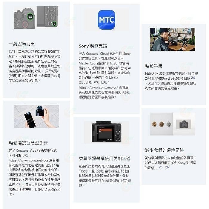 SONY ZV-1 II 二代 GP-VPT3 握把組 台灣索尼公司貨 vlog 直播相機 ZV1 M2-細節圖5