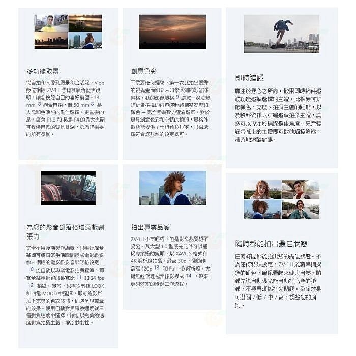 送註冊禮 SONY ZV-1 II 二代 GP-VPT3 握把組 台灣索尼公司貨 vlog 直播相機 ZV1 M2-細節圖2