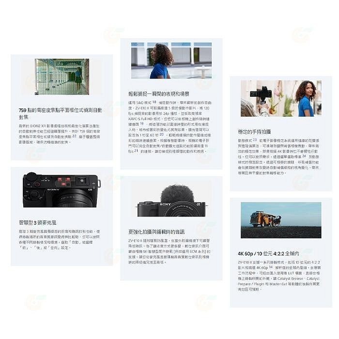 送註冊禮 SONY ZV-E10 II + SELP16502 單鏡組公司貨 ZV-E10M2 16-50mm Vlog-細節圖3