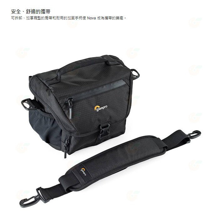 羅普 Lowepro L148K 諾瓦 Nova 160 AW II 相機單肩包 公司貨 可放單眼閃光燈 相機包-細節圖6