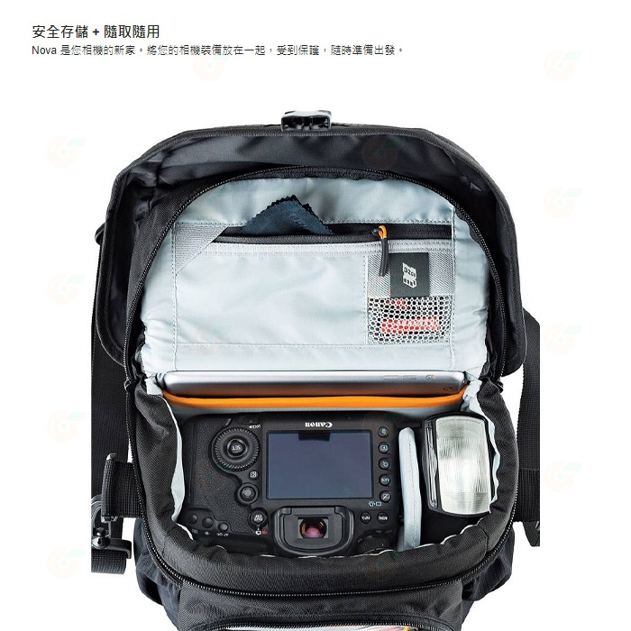 羅普 Lowepro L149K 諾瓦 Nova 170 AW II 相機單肩包 公司貨 可放單眼鏡頭 相機包-細節圖4