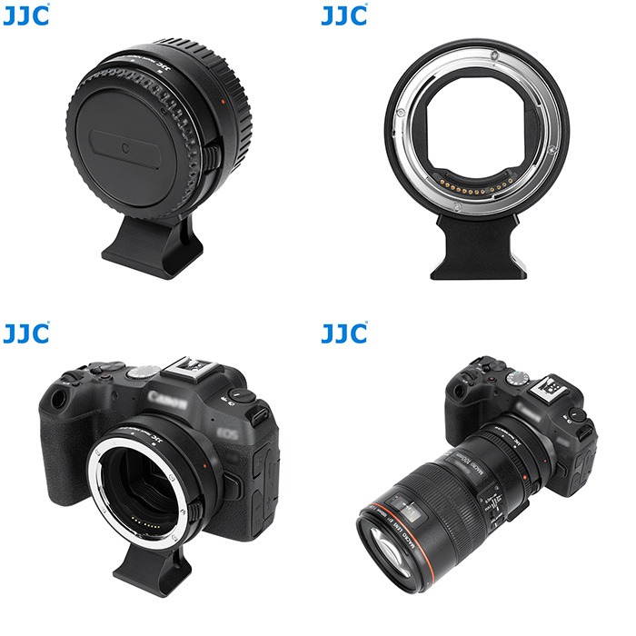 JJC CA-EF_RF 鏡頭轉接環 自動對焦 適用 Canon 佳能 EF EF-S 鏡頭 轉 R 系列機身-細節圖2