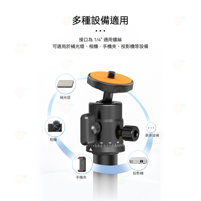 附手機夾 Ulanzi VIJIM LS09 TH07 落地式 伸縮支架 手機支架 公司貨 俯拍 GoPro轉接座 直播-細節圖5