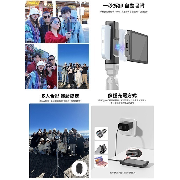 特價 KingMa PH01 PH05 手機後置鏡頭自拍神器 磁吸螢幕 VL-PH01 VL-PH05 Max Vlog-細節圖4