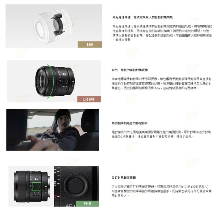 SONY SEL15F14G E 15mm F1.4 G 大光圈廣角定焦鏡頭 公司貨 E接環-細節圖7