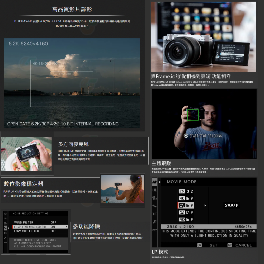 套餐組 富士 FUJIFILM X-M5 BODY 機身 15-45mm KIT 微單眼相機 XM5 恆昶公司貨-細節圖6