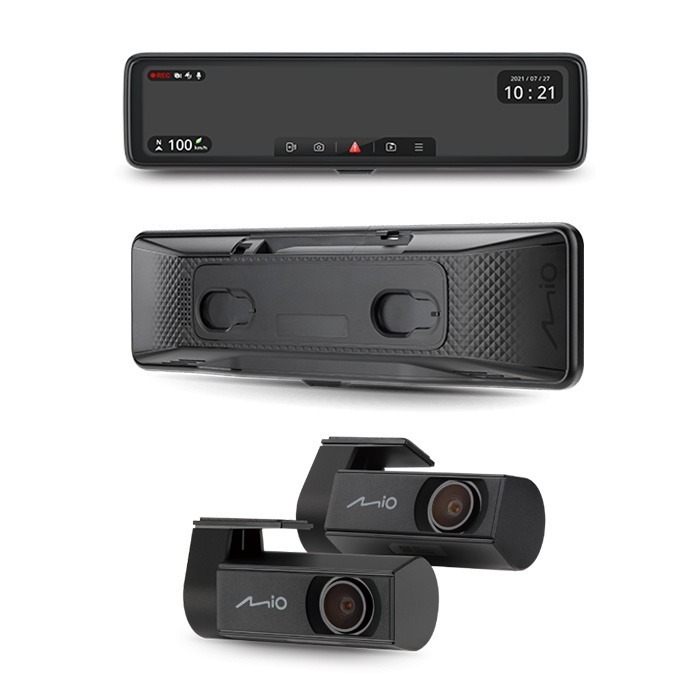 送128G卡 Mio R880WD 後視鏡型行車記錄器 分離式雙鏡頭 前後2K 同步錄影 Sony 新2代星光級-細節圖2