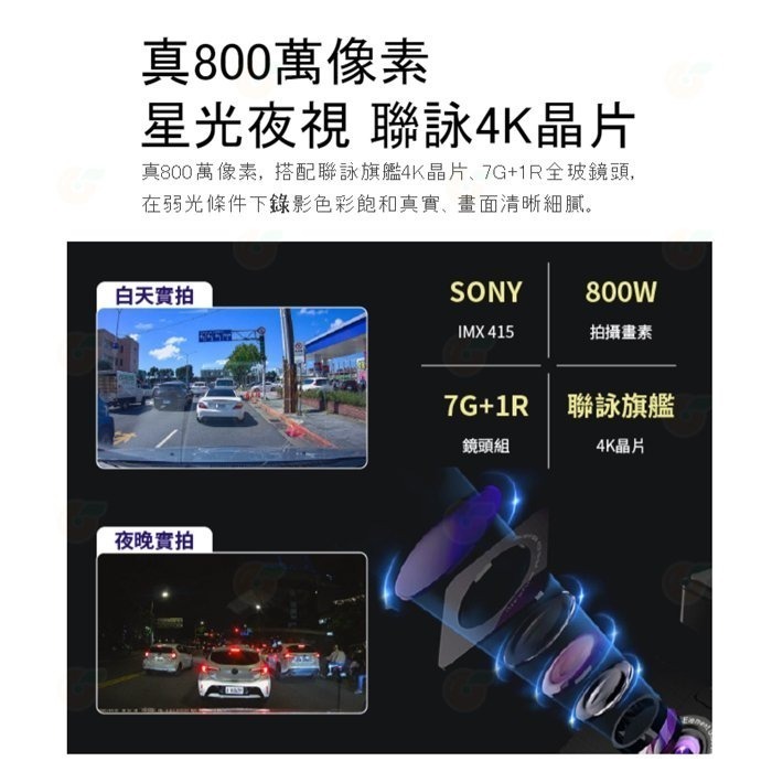 送64G PAPAGO P9 4K 雙SONY星光夜視 旗艦款 行車記錄器 公司貨 測速提示 TS流碼-細節圖3