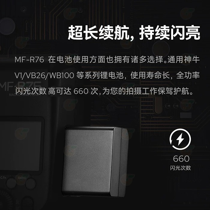 神牛 Godox MF-R76C TTL 微距環形閃光燈 for Canon 公司貨 環閃 補光燈 適用近拍 牙醫-細節圖5