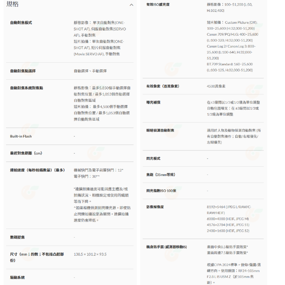 送註冊禮 Canon R5 II BODY 機身 24-105mm KIT 2代 全幅單眼 公司貨 R5II R52-細節圖10