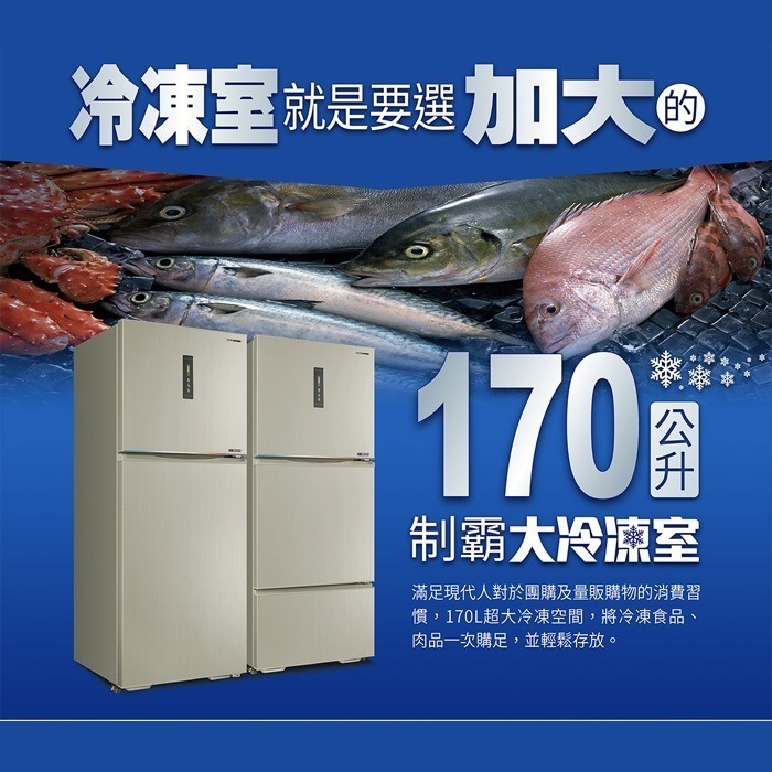 送好禮 含拆箱定位+舊機回收 台灣三洋 SANLUX SR-V531B 變頻雙門電冰箱 535L 一級能效 加大冷凍室-細節圖3