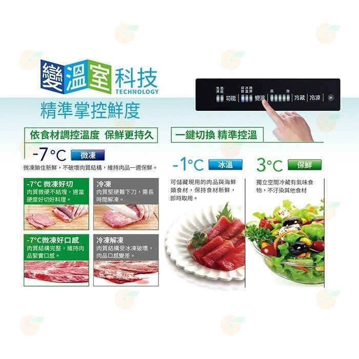 送好禮 含拆箱定位+舊機回收 台灣三洋 SANLUX SR-C560DV1 四門 電冰箱 560L 公司貨-細節圖3