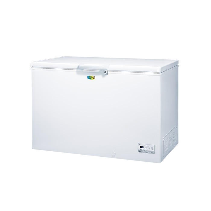 送好禮 含拆箱定位+舊機回收 台灣三洋 SANLUX SCF-V390GE 上掀式直冷式 冷凍櫃 388L 變頻-細節圖2