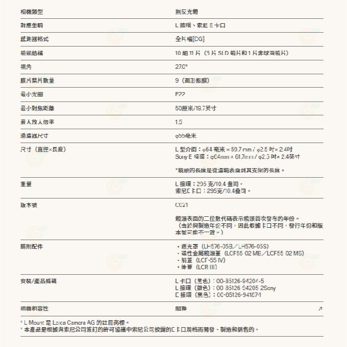 預購 SIGMA AF 90mm F2.8 DG C i系列 廣角鏡頭 恆伸公司貨 適用 SONY E L-Mount-細節圖8